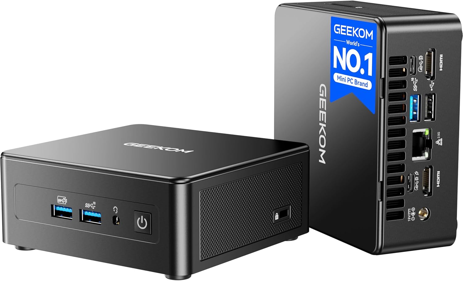 GEEKOM IT15, The Most Powerful Mini PC with Intel Ultra 9 285H (15th Gen) 99 Tops | 32GB DDR5 | 2TB SSD(Expandable to 8TB) | Intel Arc 140T GPU | WiFi 7 | 8K@120Hz Quad Display | Windows 11 Pro